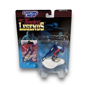1997 Starting Lineup 98 Timeless‎ Legends BONNIE BLAIR Olympic Figure  NEW +CARD